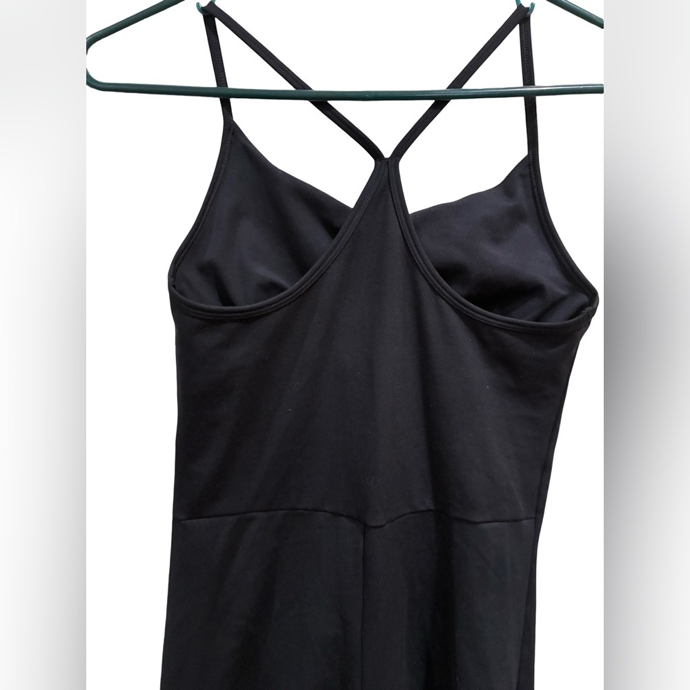 The Girlfriend Collective The Barre Unitard Romper Bodysuit Black - Picture 4 of 9